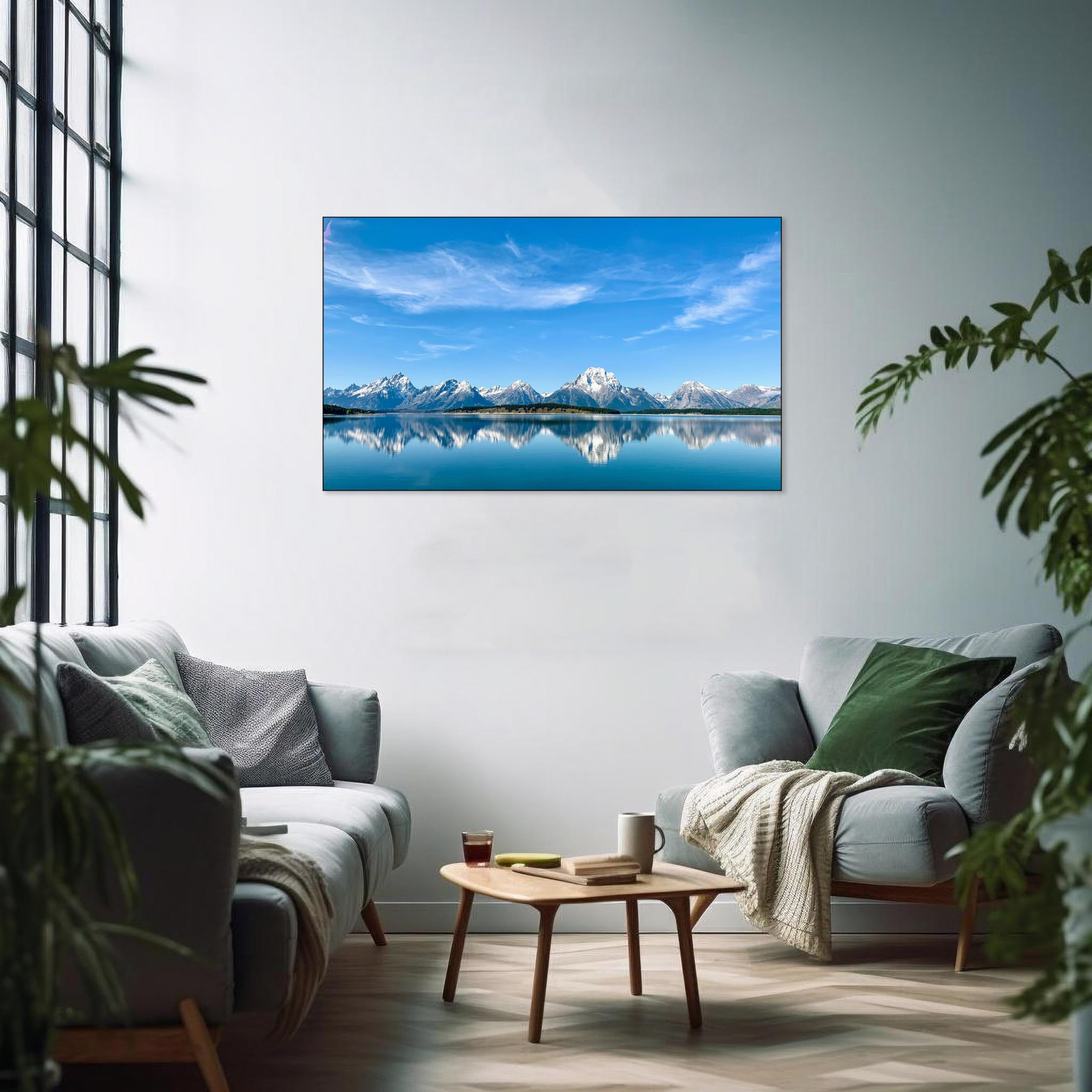 Blue Sky 写真作品 アート インテリア Amazon.com: Blue pictures wall decor aesthetic-blue landscape